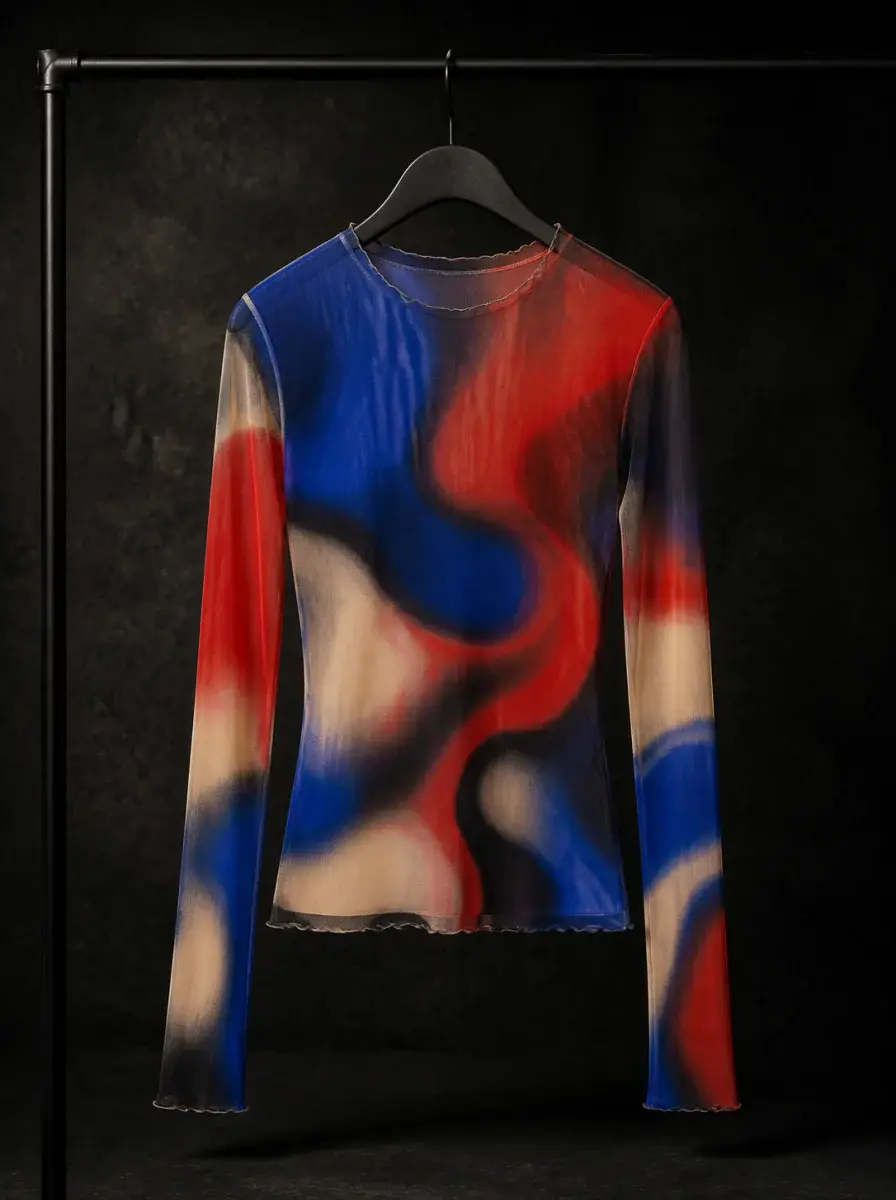 Abstract mesh top