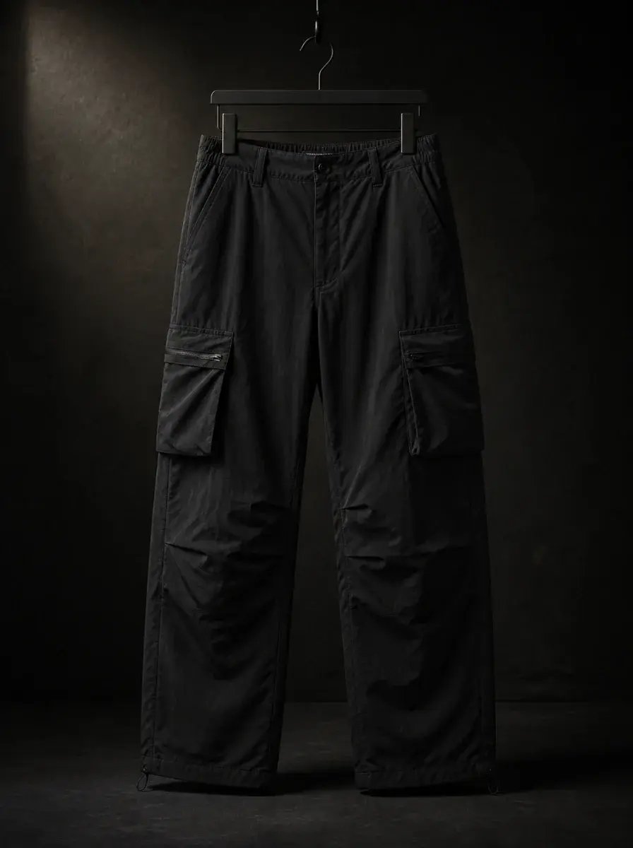 Black parachute cargos