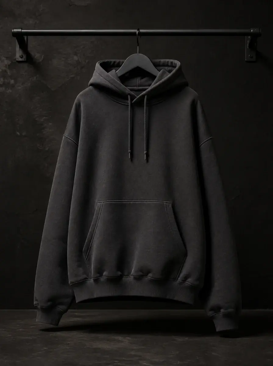 Charcoal oversized hoodie